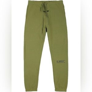 G West Mens Lifestyle Premium Jogger Pants Olive Color